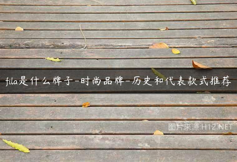 fila是什么牌子-时尚品牌-历史和代表款式推荐
