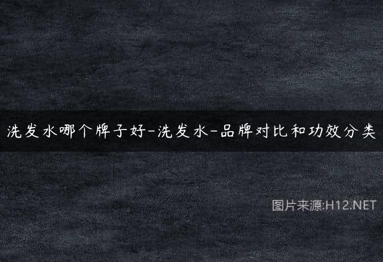 洗发水哪个牌子好-洗发水-品牌对比和功效分类