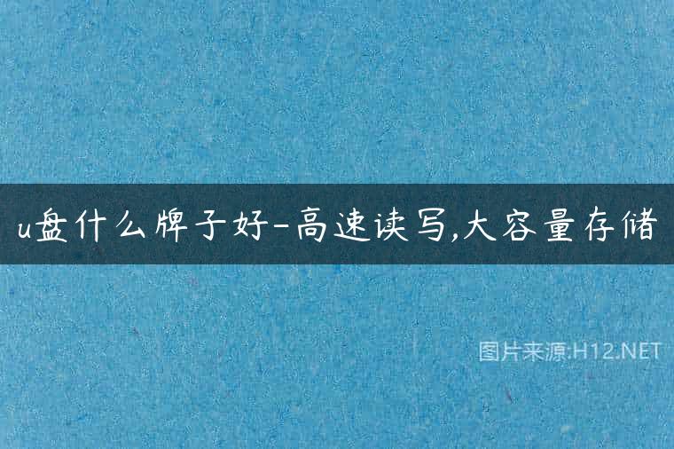u盘什么牌子好-高速读写,大容量存储