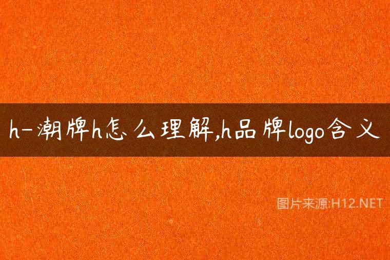 h-潮牌h怎么理解,h品牌logo含义