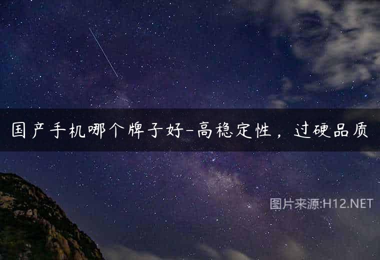 国产手机哪个牌子好-高稳定性，过硬品质