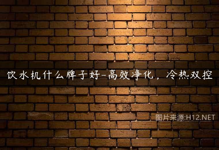 饮水机什么牌子好-高效净化，冷热双控