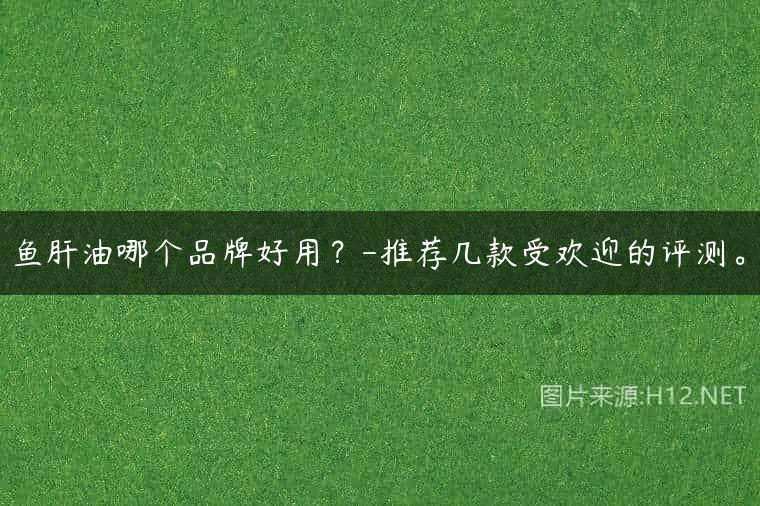 鱼肝油哪个品牌好用？-推荐几款受欢迎的评测。