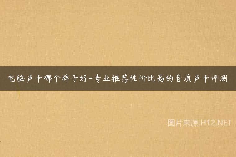 电脑声卡哪个牌子好-专业推荐性价比高的音质声卡评测