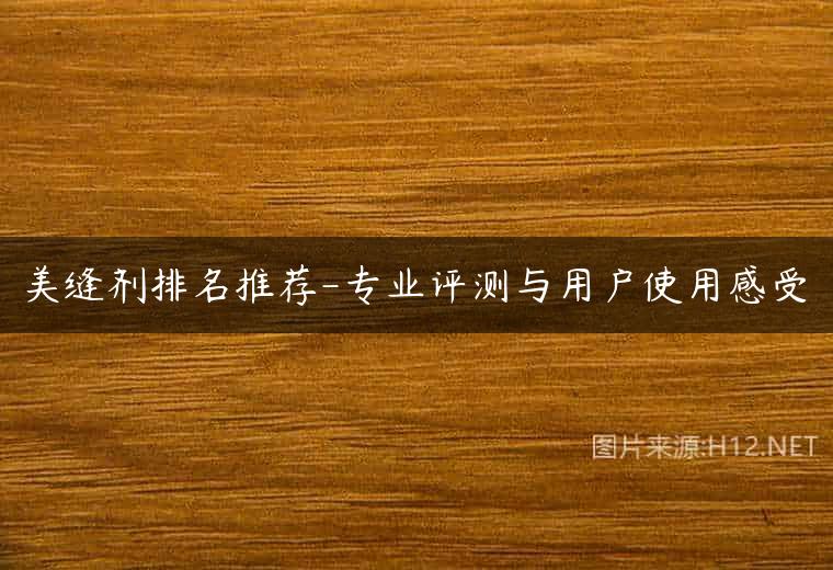 美缝剂排名推荐-专业评测与用户使用感受