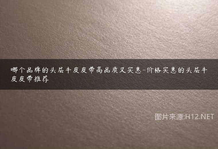 哪个品牌的头层牛皮皮带高品质又实惠-价格实惠的头层牛皮皮带推荐