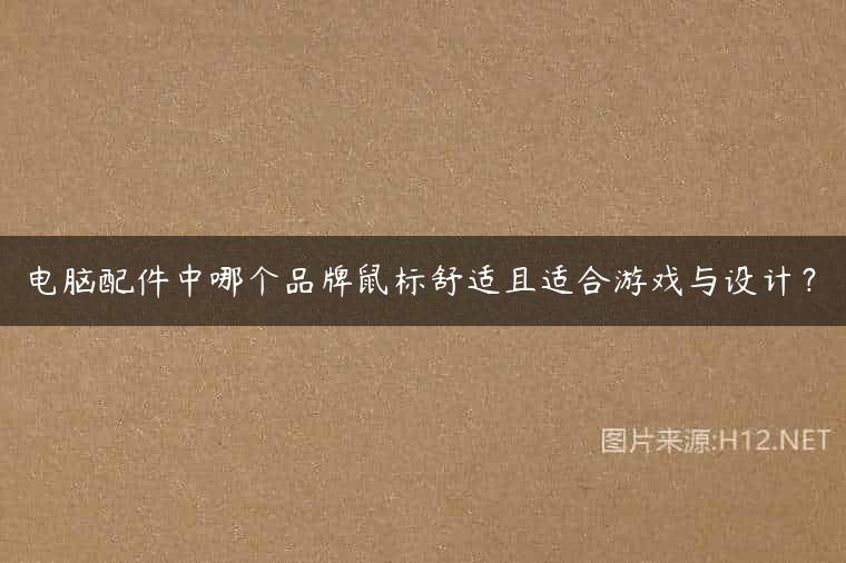 电脑配件中哪个品牌鼠标舒适且适合游戏与设计？