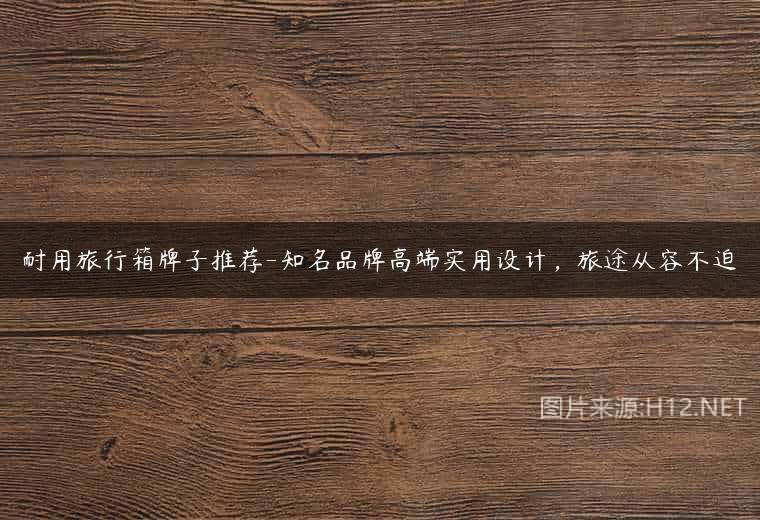 耐用旅行箱牌子推荐-知名品牌高端实用设计，旅途从容不迫