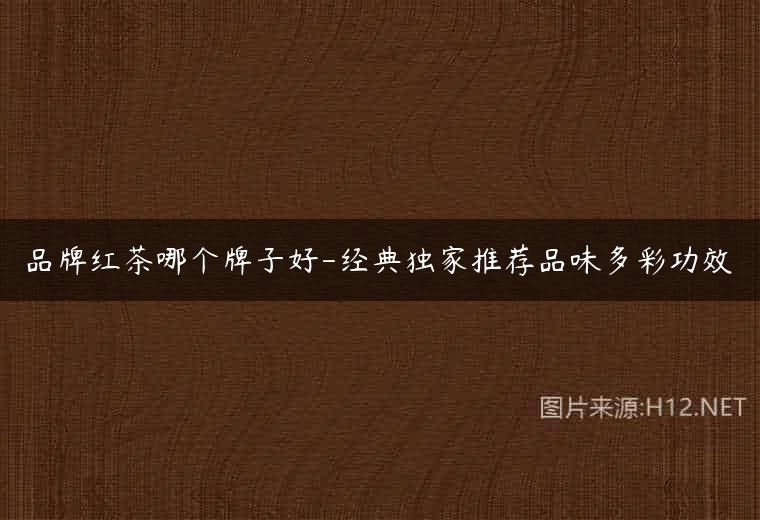 品牌红茶哪个牌子好-经典独家推荐品味多彩功效