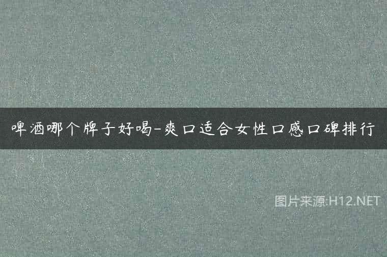 啤酒哪个牌子好喝-爽口适合女性口感口碑排行