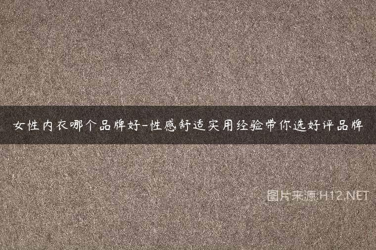 女性内衣哪个品牌好-性感舒适实用经验带你选好评品牌