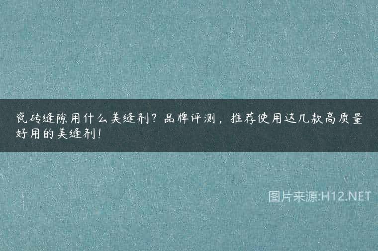 瓷砖缝隙用什么美缝剂？品牌评测，推荐使用这几款高质量好用的美缝剂！
