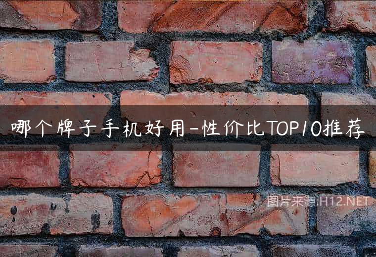 哪个牌子手机好用-性价比TOP10推荐