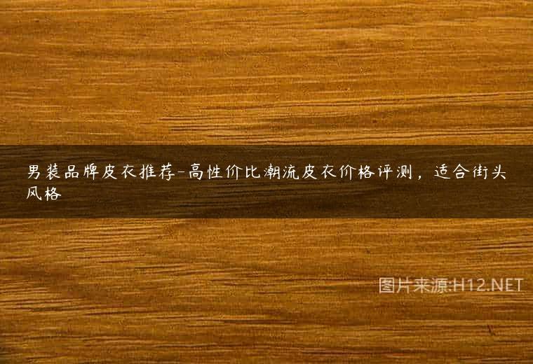 男装品牌皮衣推荐-高性价比潮流皮衣价格评测，适合街头风格