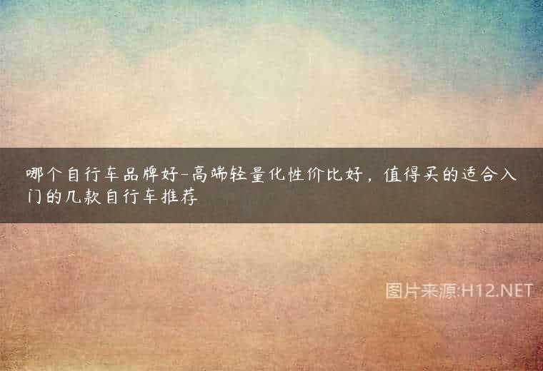 哪个自行车品牌好-高端轻量化性价比好，值得买的适合入门的几款自行车推荐
