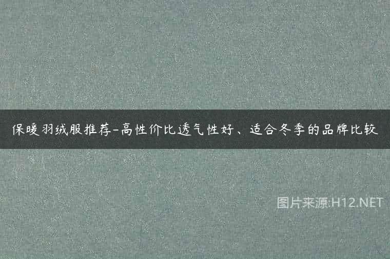 保暖羽绒服推荐-高性价比透气性好、适合冬季的品牌比较
