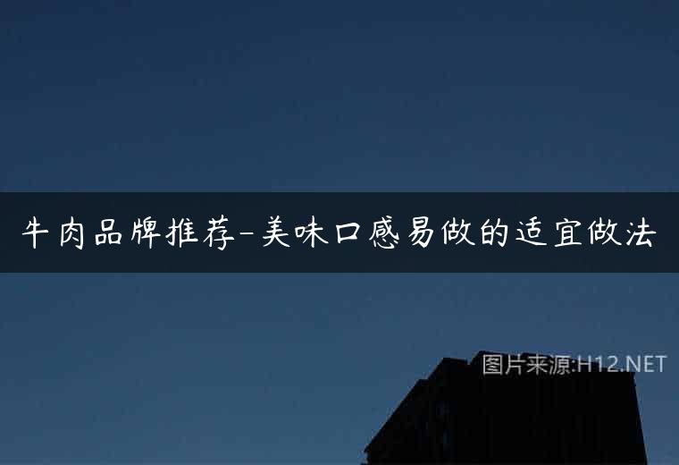 牛肉品牌推荐-美味口感易做的适宜做法