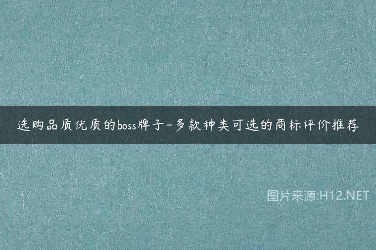 选购品质优质的boss牌子-多款种类可选的商标评价推荐