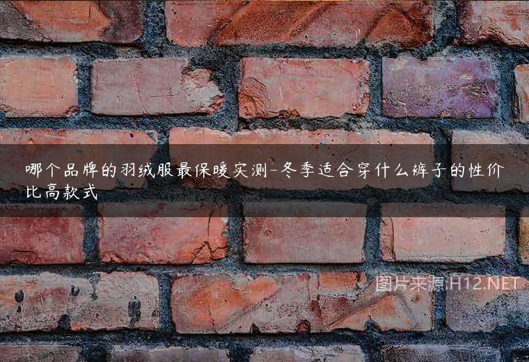 哪个品牌的羽绒服最保暖实测-冬季适合穿什么裤子的性价比高款式