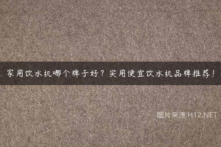 家用饮水机哪个牌子好？实用便宜饮水机品牌推荐！