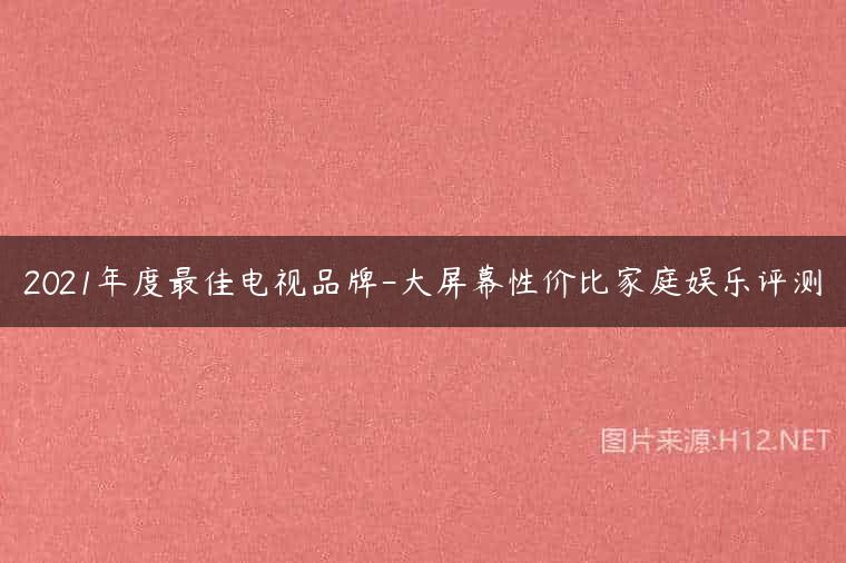 2021年度最佳电视品牌-大屏幕性价比家庭娱乐评测