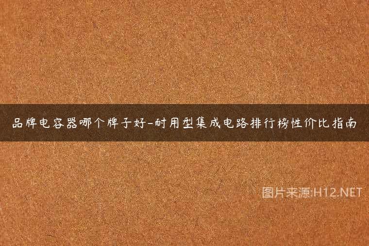 品牌电容器哪个牌子好-耐用型集成电路排行榜性价比指南