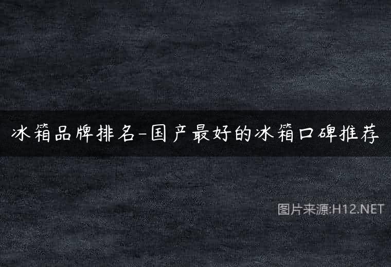 冰箱品牌排名-国产最好的冰箱口碑推荐