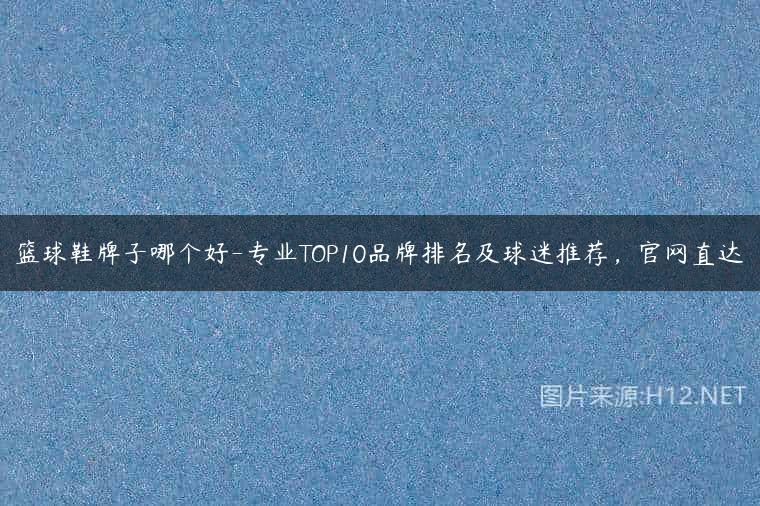 篮球鞋牌子哪个好-专业TOP10品牌排名及球迷推荐，官网直达