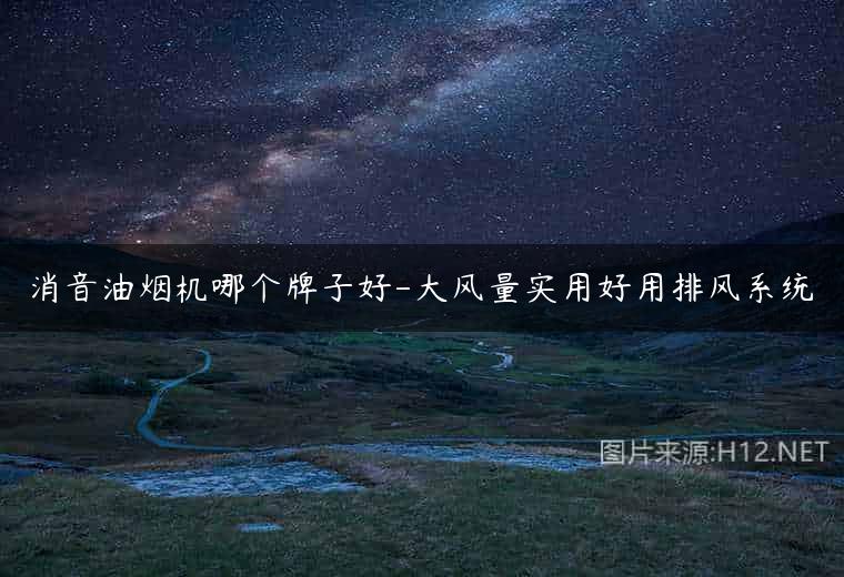 消音油烟机哪个牌子好-大风量实用好用排风系统