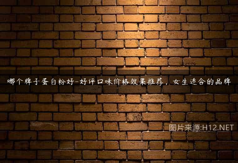 哪个牌子蛋白粉好-好评口味价格效果推荐，女生适合的品牌
