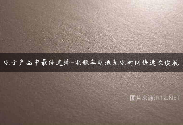 电子产品中最佳选择-电瓶车电池充电时间快速长续航