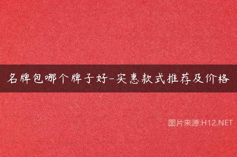 名牌包哪个牌子好-实惠款式推荐及价格
