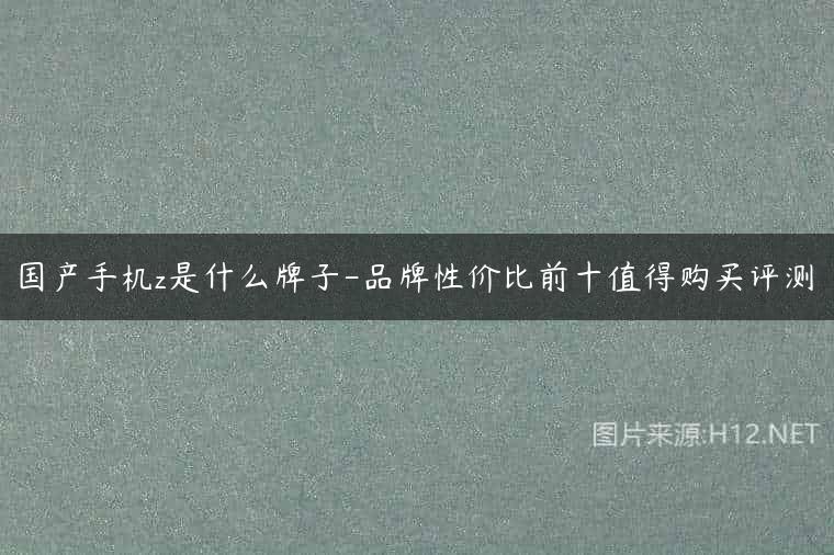 国产手机z是什么牌子-品牌性价比前十值得购买评测