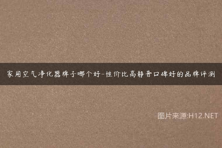 家用空气净化器牌子哪个好-性价比高静音口碑好的品牌评测