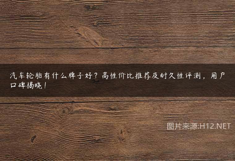 汽车轮胎有什么牌子好？高性价比推荐及耐久性评测，用户口碑揭晓！