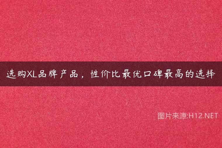 选购XL品牌产品，性价比最优口碑最高的选择