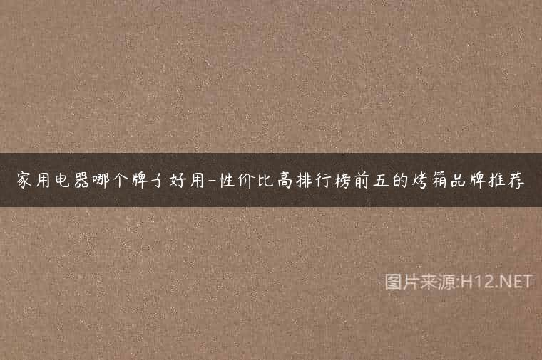 家用电器哪个牌子好用-性价比高排行榜前五的烤箱品牌推荐