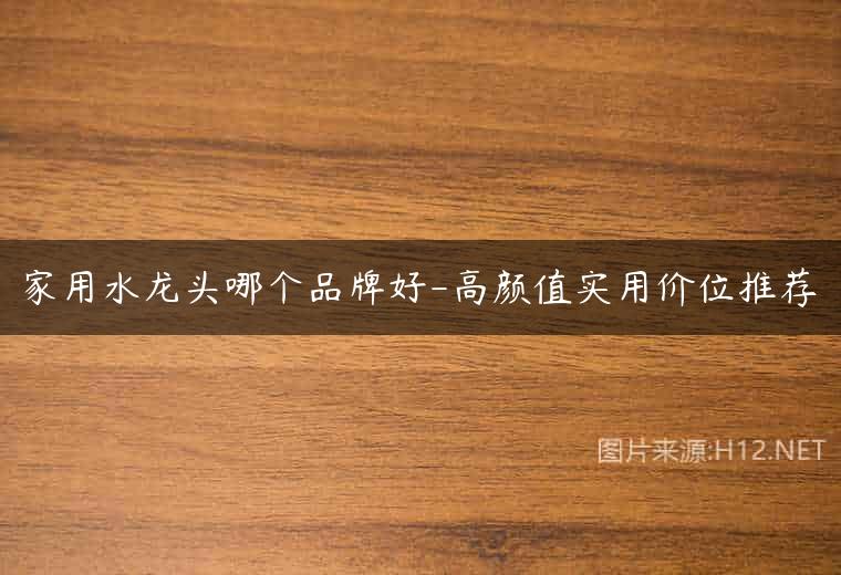 家用水龙头哪个品牌好-高颜值实用价位推荐