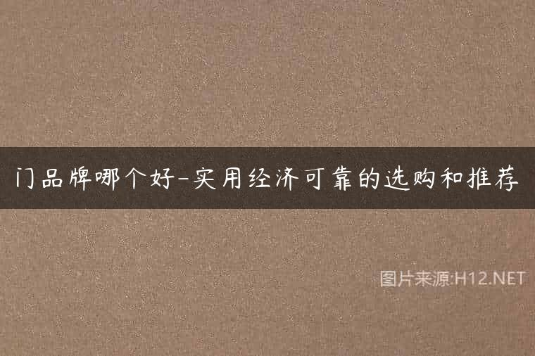 门品牌哪个好-实用经济可靠的选购和推荐