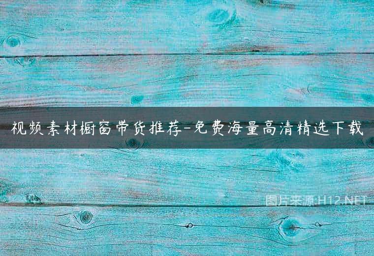 视频素材橱窗带货推荐-免费海量高清精选下载