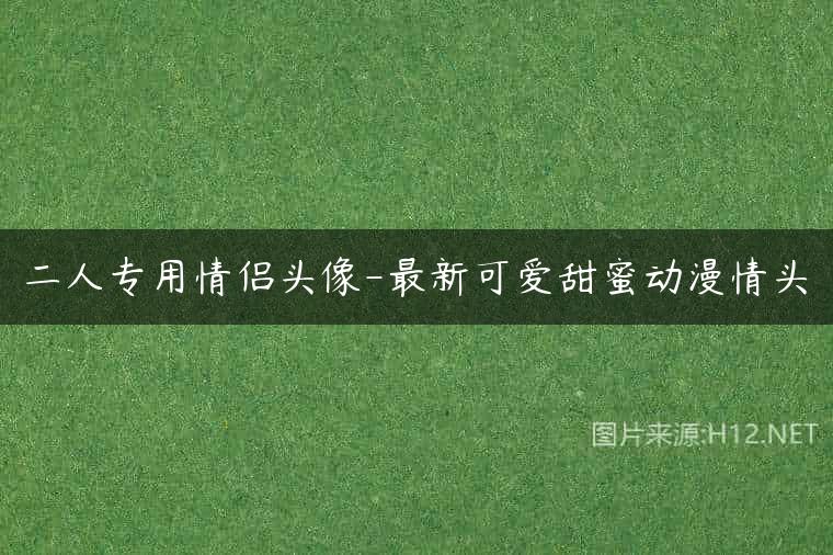 二人专用情侣头像-最新可爱甜蜜动漫情头
